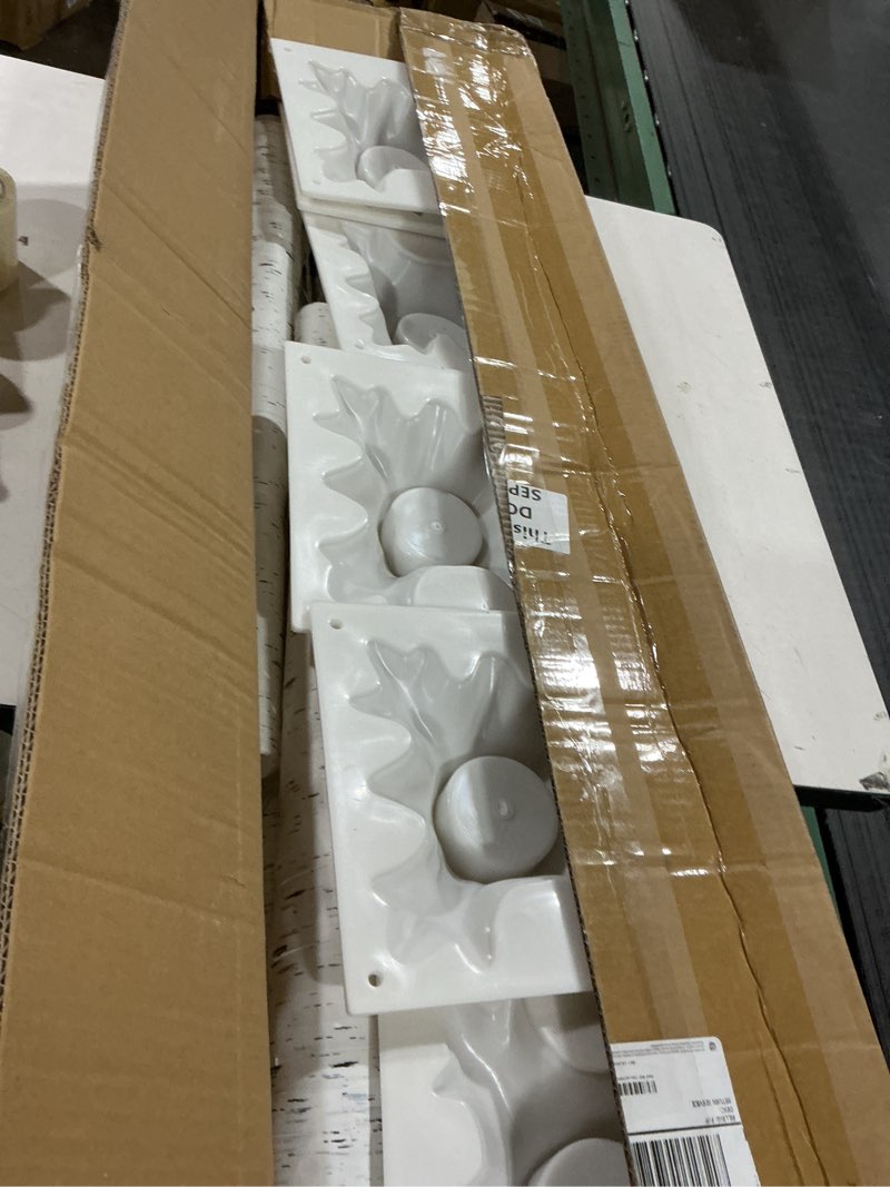 Condition photo showing As Is for 6 Pcs 4ft 5ft 6ft Lighted Birch Tree 8 Modes Christmas Artificial LED Warm White Lights Birch Tree for Indoor and Outdoor Home Decor Thanksgiving Holiday Decoration 6 4ft 5ft 6ft