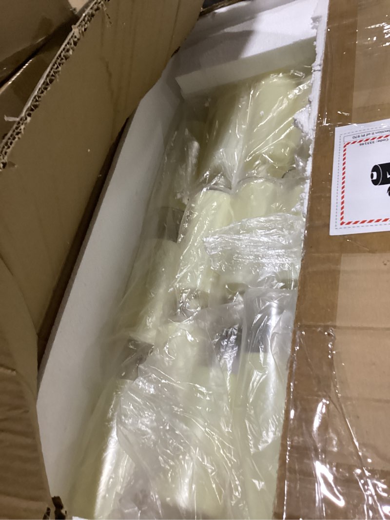 Condition photo showing New/Like New for nimiko flickering flameless led candles, 9 pcs with embedded star string, acrylic led pillar candles with remote, suitable for home decoration (white)
