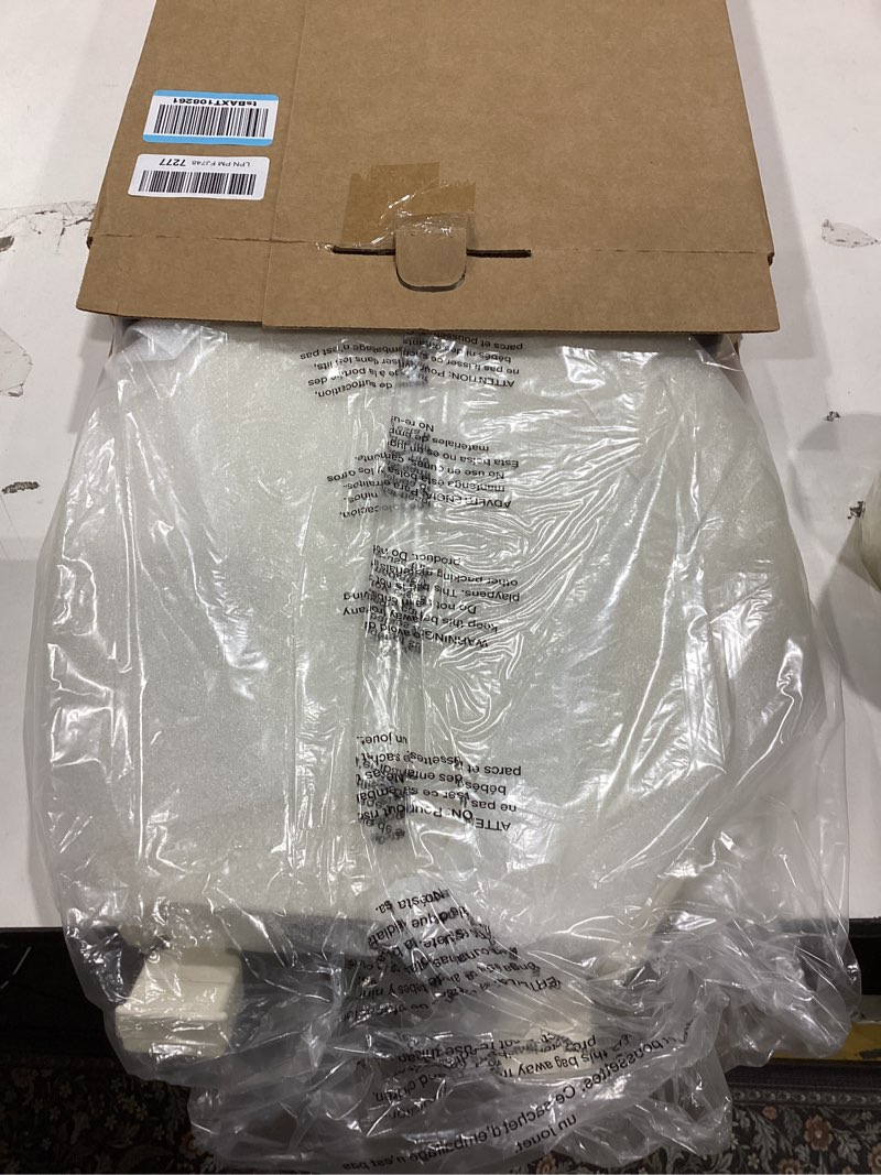 Condition photo showing Good Condition for Centoco Lift-Off, Round Toilet Seat, Lift and Clean and Soft Close, Slow Close Toilet Seat, Closed Front with Cover, Plastic, Made in the USA, 3700SCLC-106, Bone Bone Round Lift and Clean and Slow Close