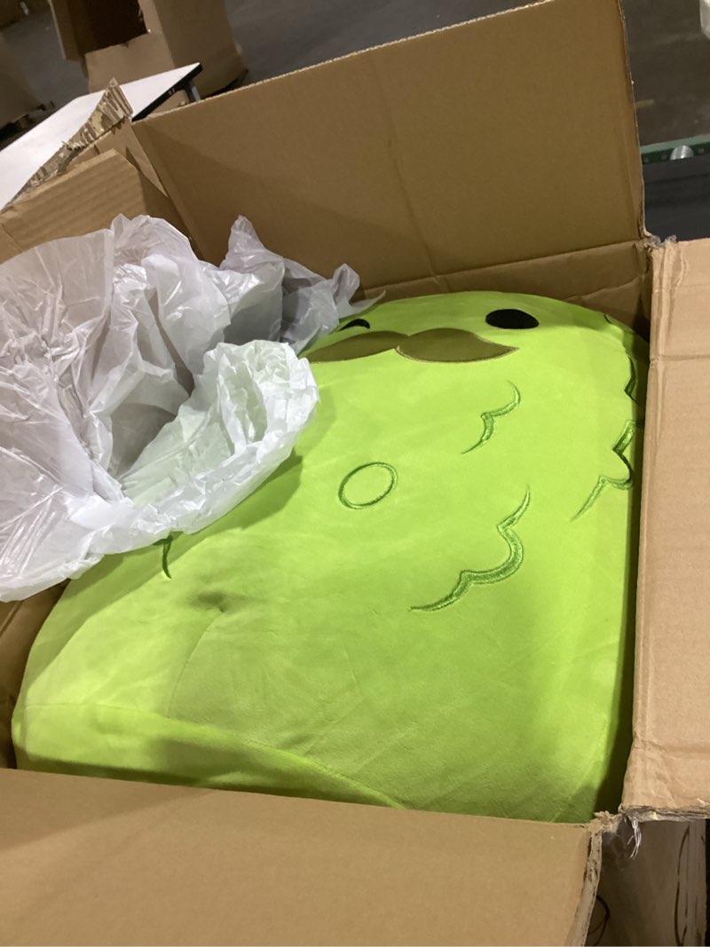Condition photo showing Good Condition for squishmallows original 24-inch charles pickle with mustache - official jazwares plush (jumbo)