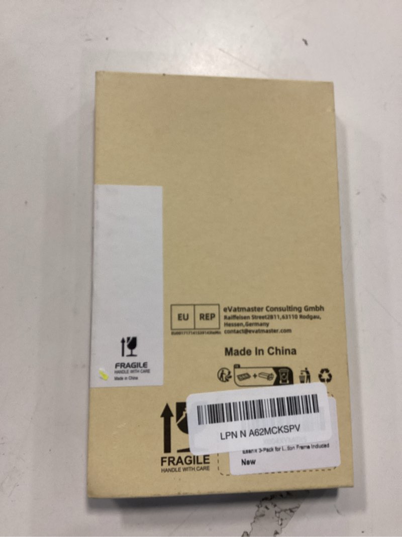 Condition photo showing New/Like New for Esanik 3-Pack for iPhone 17 Pro Matte Glass Screen Protector - Anti-Glare, Anti-Fingerprint, Anti-Reflection, 9H Hardness, Smooth Touch, Easy Installation Frame Included iPhone 17 Pro - 6.3"