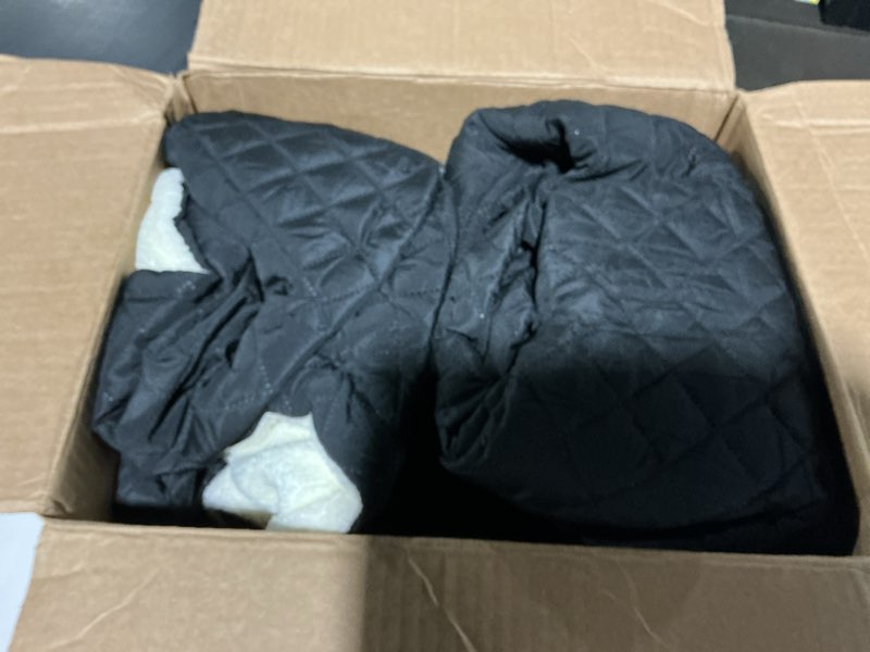 Condition photo showing As Is for Wheelchair Blanket - Outdoor Lap Blanket with 2 Pockets for Hands - Waterproof and Windproof Foot & Leg Pocket Blanket - Thick Warm Fleece Lined Knee Blanket for Wheelchair, Recliner & Chair (XL) X-Large