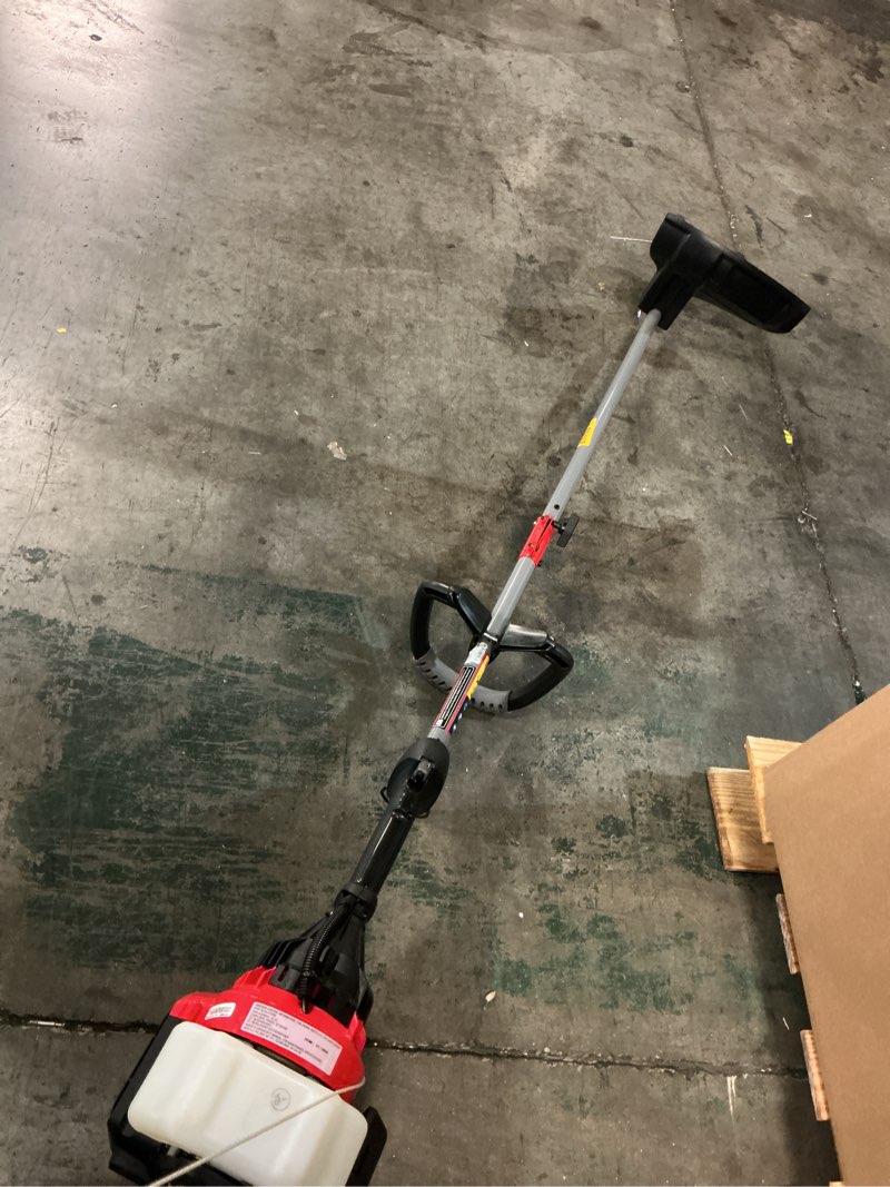 Condition photo showing As Is for craftsman ws4200 30-cc 4-cycle 17-in straight shaft attachment capable gas string trimmer