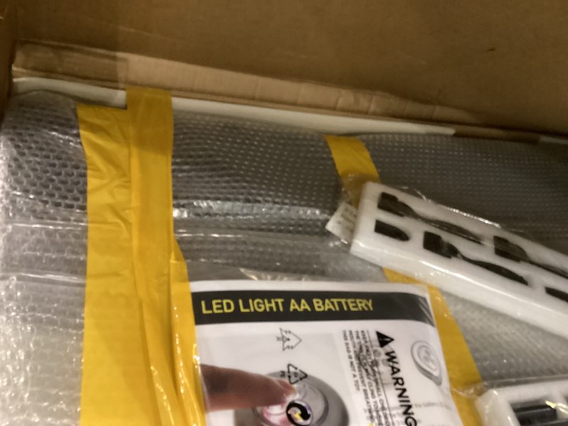 Condition photo showing As Is for YITAMOTOR FRP Hard Tri Fold Truck Bed Tonneau Cover Compatible with 2016-2023 Toyota Tacoma (Excl. Trail Edition) 5 ft Bed 5' Hard 3-Fold 2016-2023