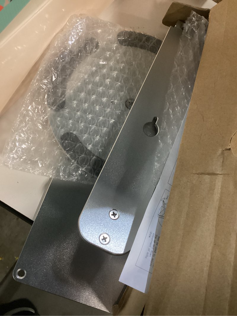 Condition photo showing Good Condition for atophk ech_ooo show 15 stand - 360° swivel & 50° tilt aluminum base, non-slip silicone pad, lifetime durable design, only made for echo show 15 silver 025-02