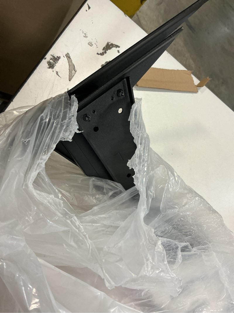 Condition photo showing As Is for Universal TV Stand, Metal TV Legs for 20-65 inch LCD/LED/OLED/Plasma Flat&Curved Screen TV Height Adjustment with VESA 75x75mm to 800x500mm Max ML1760 Black