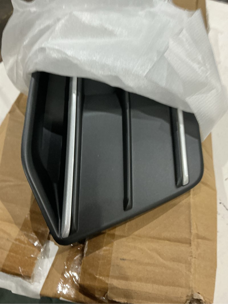 Condition photo showing As Is for gearup 1 pair front driving fog light bezel cover for audi q5 2018-2020 replaces 80a807679d, 80a807680d compatible with q5 2018 2019 2020