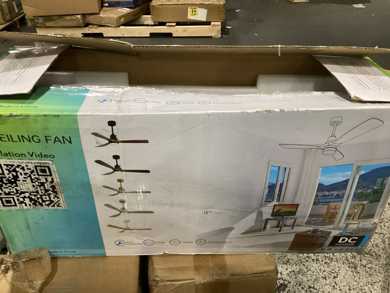 52” Lead Ceiling Fan *Incomplete*