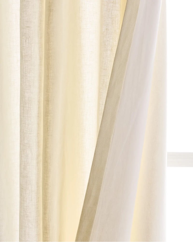 quince textured cotton true blackout curtain 48x96