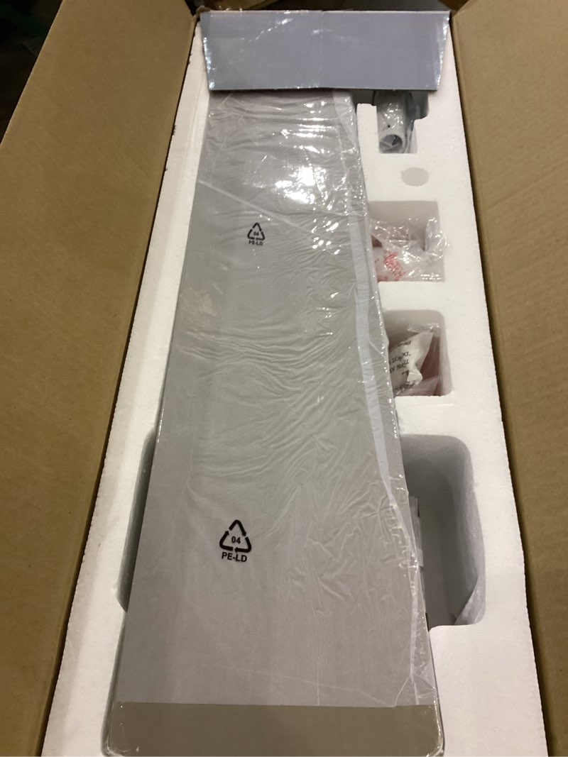 Condition photo showing New/Like New for Kichler Lighting Lija 52 inch LED Ceiling Fan in White with Etched Cased Opal Glass
