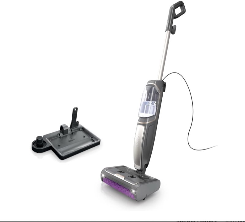 shark steam pickup lightweight 3-in-1 steam mop cleaner picks up debris, deep scrubs & steam sanitizes - all at once for home with sealed hard floors like hardwood, tile & laminate, sd201