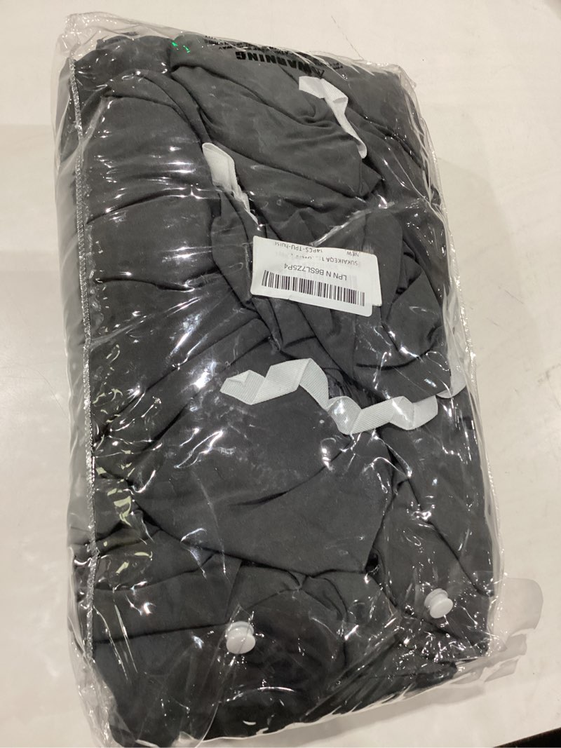 Condition photo showing New/Like New for outdoor cushion covers set,14pcs waterproof patio furniture couch seat slipcovers, replacement for sofa sectional chair(cover?only) grey 14pcs-tpu