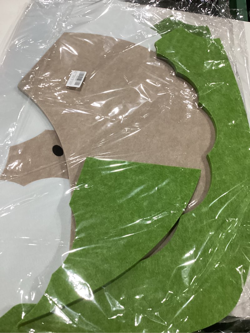 Condition photo showing New/Like New for 32x16 inches Large Felt Board, Puzzle Christmas Santa Decoration Cork Board, 0.9cm Thick Bulletin Board with Adhesive Nano Tape, Removable Wall Decoration for Home, Living Room, Bedroom, Door - Green Green 32x16 inches