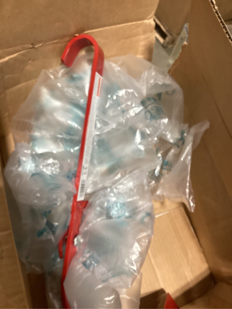 Qual-Craft Steel Red Ladder Hooks 1 pk