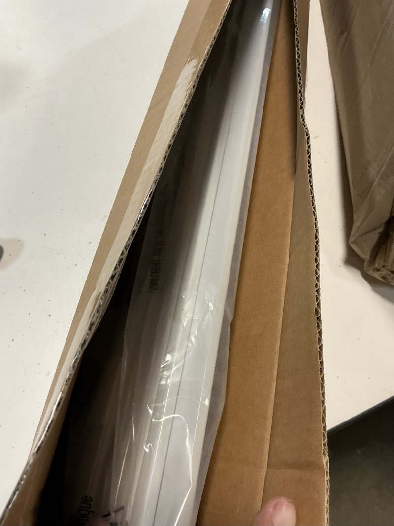 Condition photo showing Good Condition for lazblinds no tools no drill cordless cellular shades, top down bottom up (tdbu) honeycomb shades for home, light filtering thermal insulation blinds for windows, 29" w x 64" h, white light filtering - white 29" w x 64" h