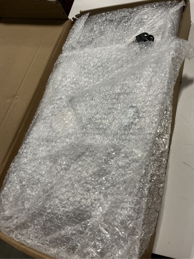Condition photo showing New/Like New for 4 shelf acrylic display case with lock?clear acrylic box ?retail display case for collectibles?used to store collectibles, jewelry, valuables, etc.-safe and orderly. 5.91*18.9*11.81
