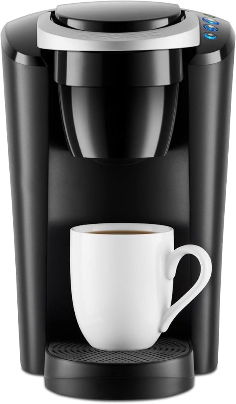 Keurig K-Compact Single-Serve K-Cup Pod Coffee Maker, with 3 Brew Sizes, Smart Start Feature, 36oz R