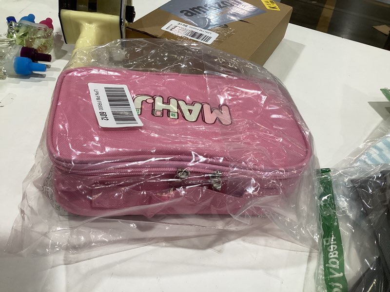 Condition photo showing New/Like New for Pink American Mahjong Tile Set - 166 Mahjong Tiles 1.2-inch Engraved Mahjong Sets Cute, Portable Mahjong Game with Carrying Bag and 3 Dices, for Family Game Night