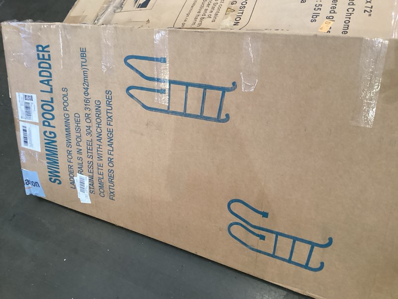 swimming pool ladder 

could be incomplete 