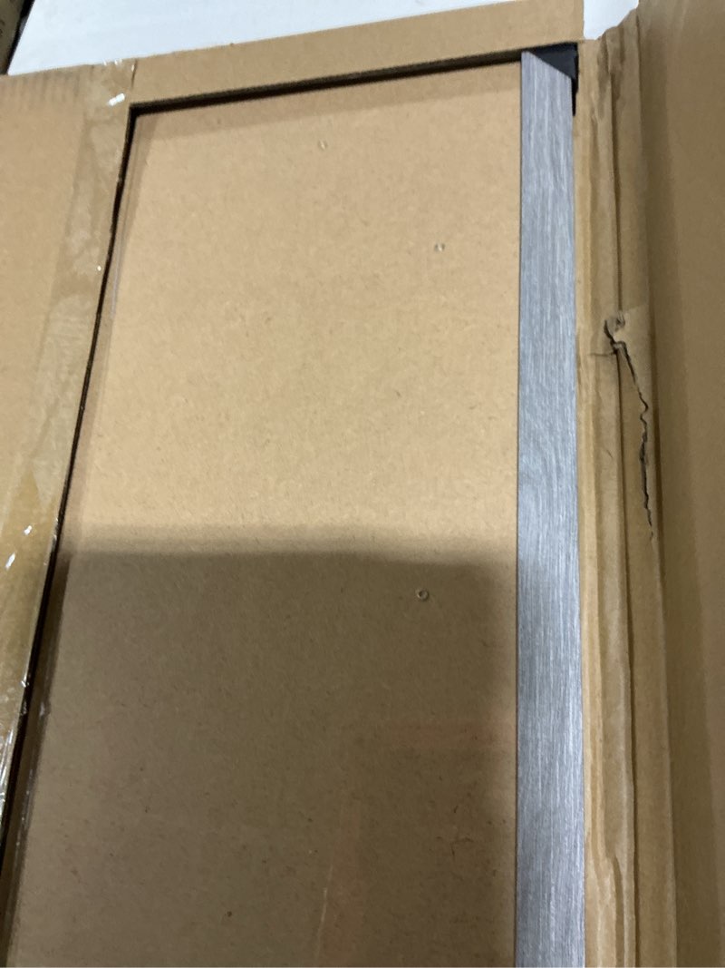 Condition photo showing Good Condition for 16x20 Frame Rustic Grey, 20x16 Picture Poster Frame, Horizontal Vertical Hanging, Large 16 by 20 Wall Gallery Family Concert Portrait Photo Frame Anniversary/Birthday/Wedding/Thank you/Christmas Gift