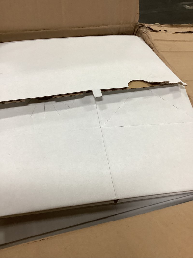 Condition photo showing Good Condition for tonchean 100PCS Cardboard Delivery Boxes for Florists, Quick Fold Florist Delivery Box, Flower and Vase Boxes for Secure Floral Arrangements During Transport, 6" x 6" x 4"