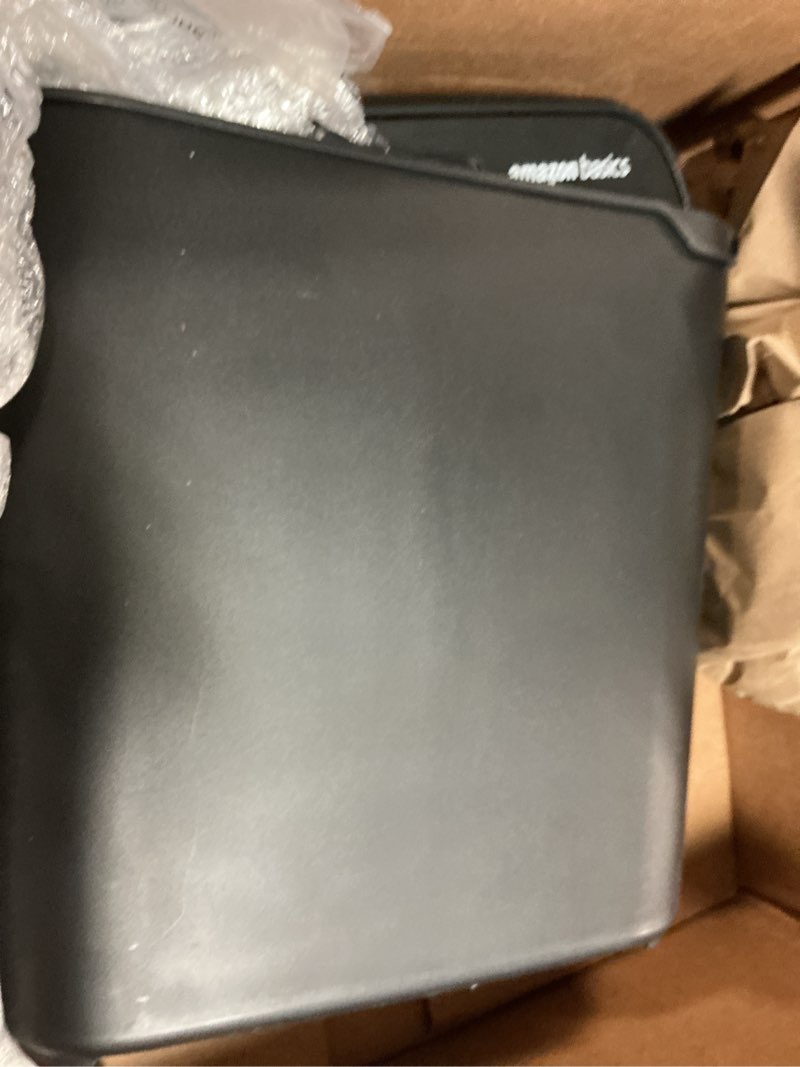 Condition photo showing As Is for Amazon Basics 8-Sheet Cross Cut Paper Shredder and Credit Card Shredder - Black 8 Sheet Black