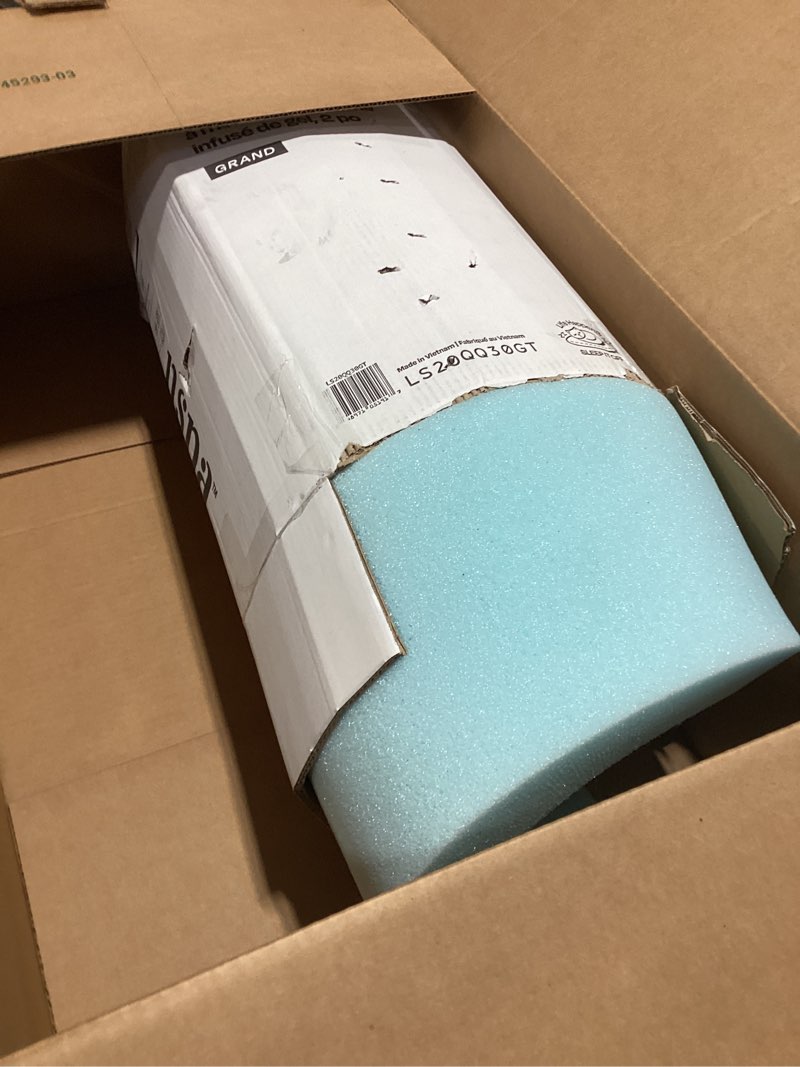 Condition photo showing Good Condition for linenspa memory foam mattress topper - 2 inch gel infused memory foam - plush feel - cooling and pressure relieving - certipur certified - dorm room essentials - full size full 2 inch classic gel