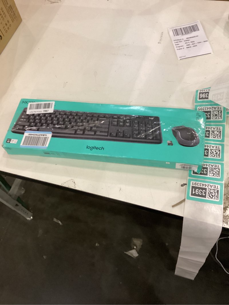 Condition photo showing New/Like New for Logitech MK270 Wireless Keyboard and Mouse Combo for Windows, 2.4 GHz, 8 Multimedia Keys, PC, Laptop, Wireless Keyboard Compact Mouse Combo - Black