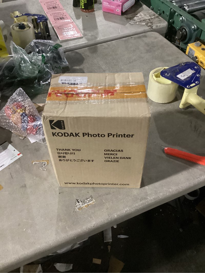 Condition photo showing New/Like New for kodak dock plus 4x6'' photo printer, 50 sheets, docking & bluetooth smartphone printer for iphone & android, instant color prints similar to, 4pass dye sublimation printer + 50 sheets
