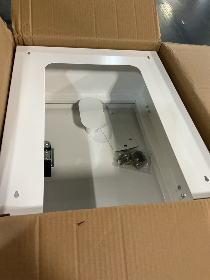 Condition photo showing Good Condition for Electric Vehicle Car Charger Cover Protector Compatible with Tesla, Wall Charging Station Box Indoor/Outdoor, Cable Cord Holder, Double Locks, EV Charger Enclosure for EV Charger, White