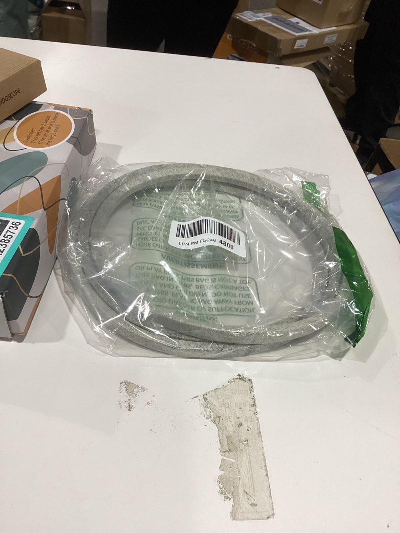 Condition photo showing New/Like New for 139573 Replacement Drive Belt 1/2" X 83" for Craftsman AYP Poulan Husqvarna Lawn Mower, Replace 532139573 141416 158818 532141416 584449201 46" 50" Deck Mower Belt
