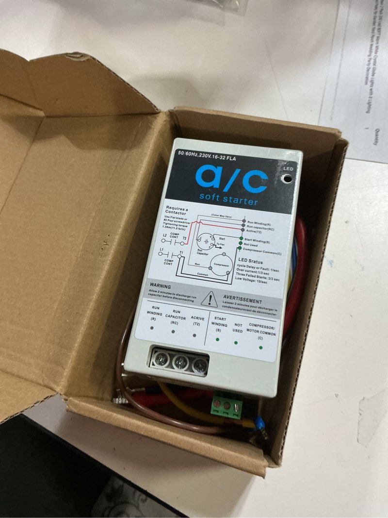 Condition photo showing Good Condition for 16-32A Air Conditioner Soft Start Module for 4-7 Ton AC Units, Reverse Motor Protection, 70% Less Startup Current, Quiet Start, for Home/RV/Generator & Easy DIY Install