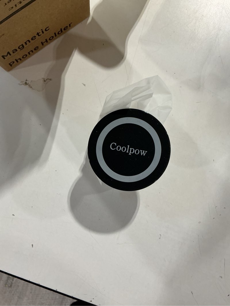 Condition photo showing Good Condition for coolpow magnetic golf cart phone holder magnetic phone holder for gym accessories attach to metal surface golf cart phone mount for iphone 17 pro max plus 16 15 (pure black)