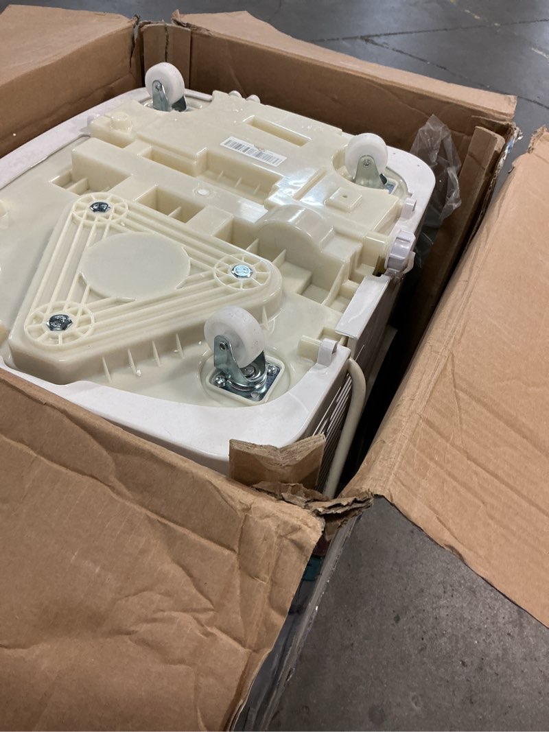 Condition photo showing As Is for coolblus portable air conditioners 14000 btu, 4 in 1 portable ac unit with cool/dehumidify/fan,wi-fi smart quiet ac cool up to 650 sq.ft, remote control, auto swing, white-14000btu-wifi 14,000btu, wifi