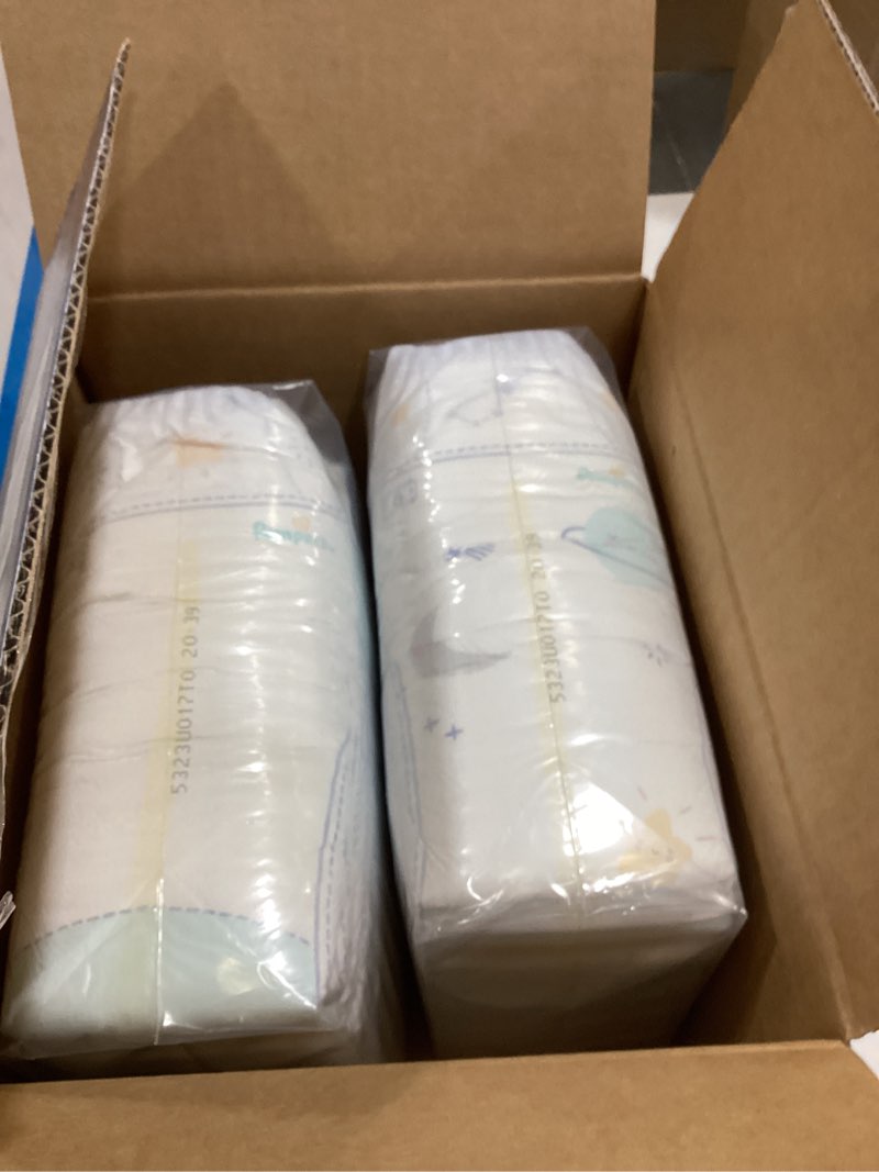 Condition photo showing Good Condition for Pampers ZZZ Overnight Diapers, Size 6 (35+ lbs), 42 Count, Nighttime Protection Disposable Baby Diaper, Night Time Leak and Skin Protection Size 6 42