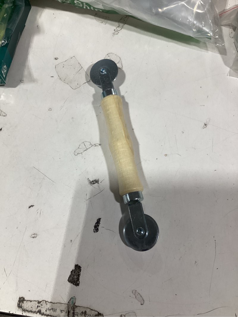 Condition photo showing Good Condition for double-end screen strip tool screen roller for window repair roller handle scratch