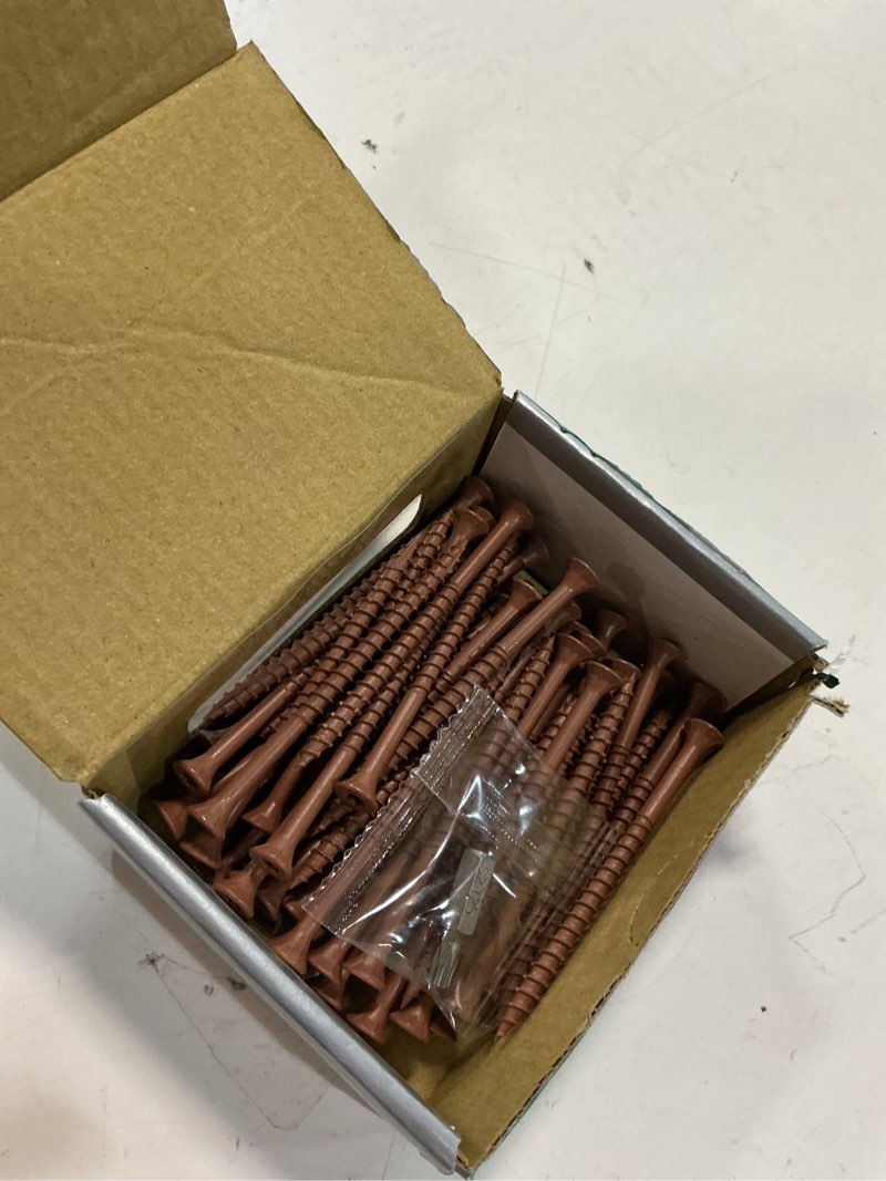 Condition photo showing Good Condition for deck plus #10 x 3-in wood to wood deck screws (62-per box) ( 2 pack