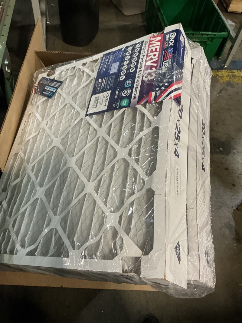 Condition photo showing Good Condition for TruFilter Compatible with AprilAire 213 Replacement Filter for AprilAire (2-Pack) - MERV 13 - MADE IN USA - HVAC AC Furnace Filters Allergies, Mold, Bacteria, Smoke, MPR 1900 FPR 10 Air Filter 20x25x4 MERV 13 20x25x4 2-Pack (AprilAire Compatible)