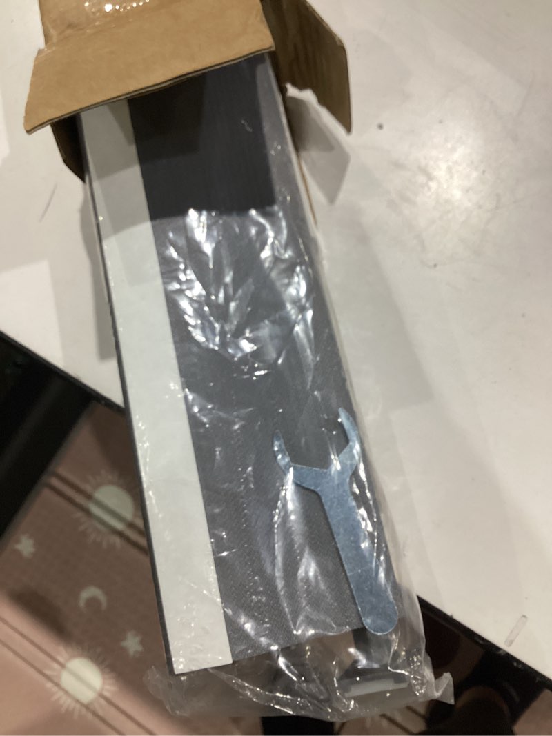 Condition photo showing Good Condition for lazblinds no-drill cordless zebra blinds - dual layer light filtering & room darkening, free-stop lift, easy install, day & night privacy with valance for window 29" w x 72" h, grey 29"w x 72"h grey
