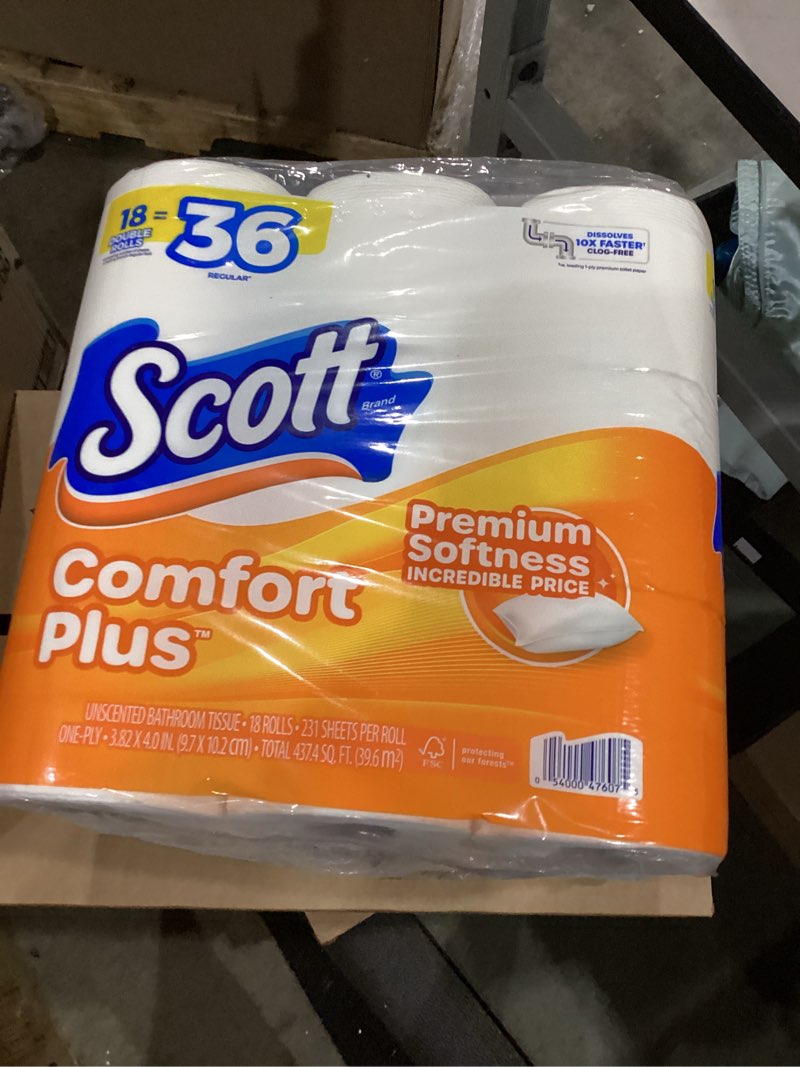 Condition photo showing New/Like New for scott comfortplus 1-ply toilet paper - 36 rolls
