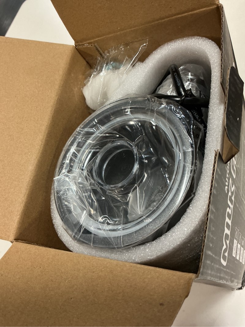 Condition photo showing Good Condition for milk frother and steamer, 4-in-1 automatic electric milk frother 11.8oz/350 ml, instant hot and cold foam maker, milk steamer heater foamer warmer for coffee, cappuccino, macchiato, latte obsidian