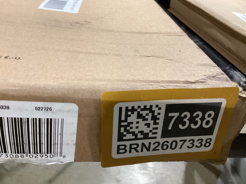 Condition photo showing Good Condition for bemis 1955ssct commercial open front plastic toilet seat, heavy duty industrial no slam seat without lid, secure installation, made in usa, elongated, white white elongated