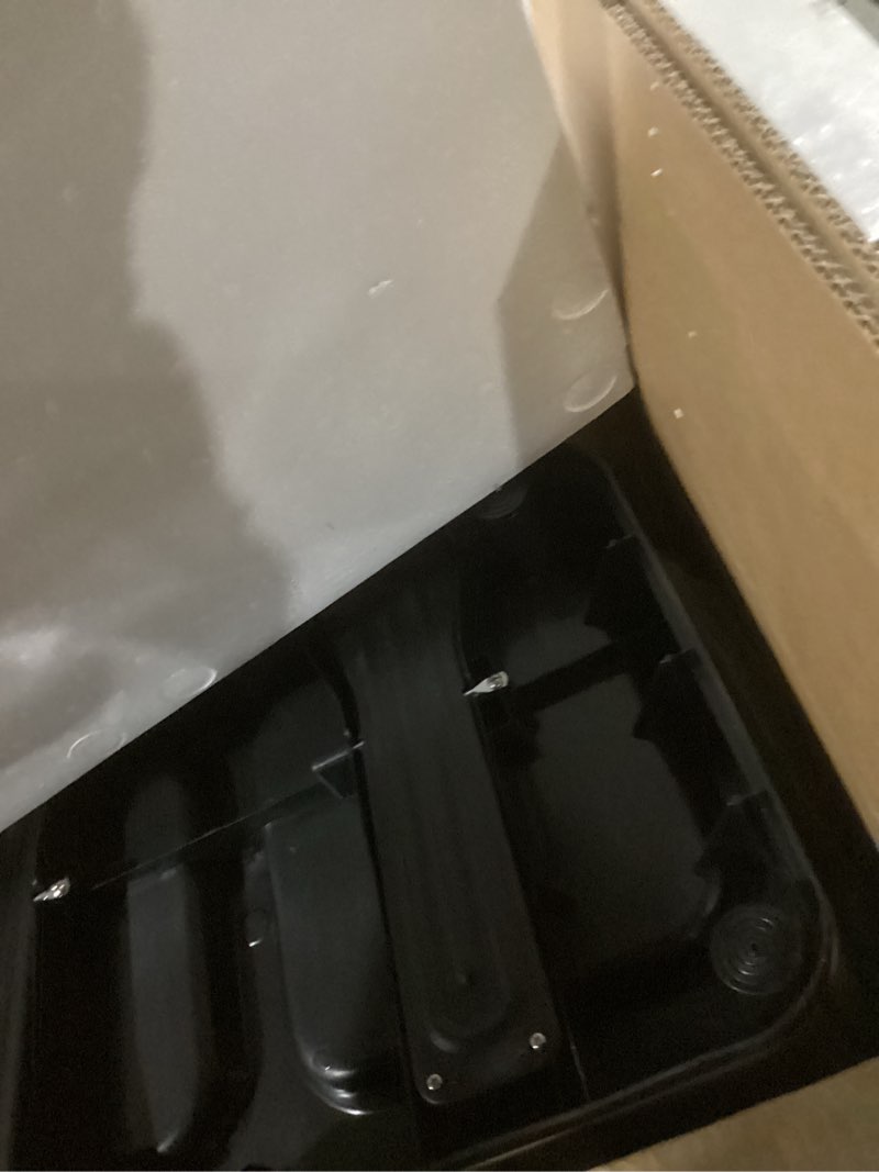 Condition photo showing Good Condition for Home Zone Living 16 Gallon Kitchen Trash Can with Dual Compartments for Recycling, CleanAura Odor Control, Stainless Steel, Silver, 60 Liters Total Silver 16 Gallon