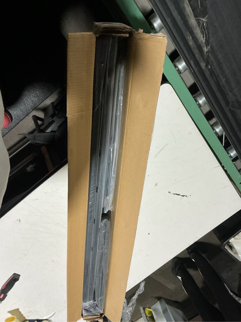 Condition photo showing New/Like New for RANTILA 4 Panel Room Divider, 6 FT Folding Privacy Screen with Wide Feet, Freestanding Partition for Room Separation, Portable Room Divider Panel, 89" W x 71" H, Black Black 22" - 4 Panel