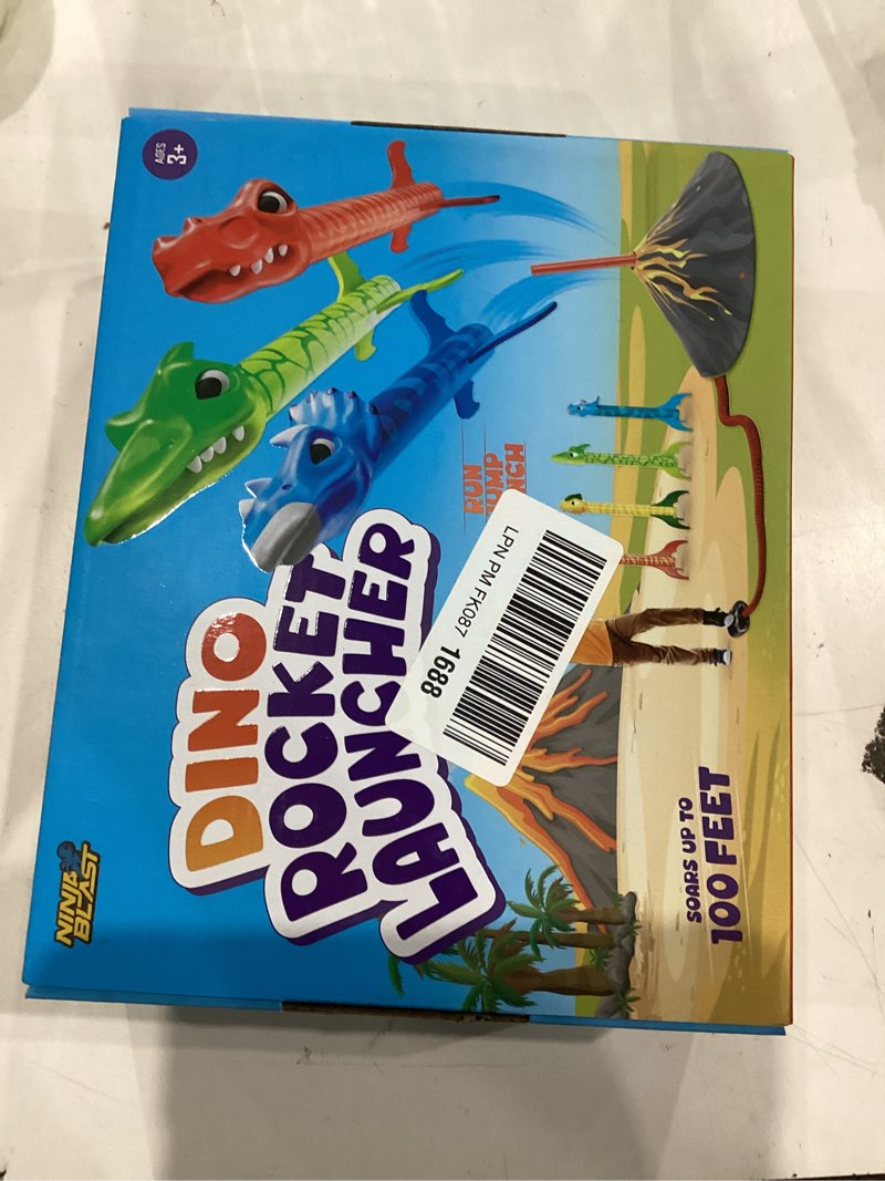 Condition photo showing New/Like New for Ninja Blast Dinosaur Toy Rocket Launcher for Kids Toys for Kids 3-5 5-7 4-6 - Outdoor Toys for Kid Ages 4-8 - 3 4 Year Old Boy Birthday Gift - Gifts for Boys Age 3 4 5 6 Years Toy for Toddlers