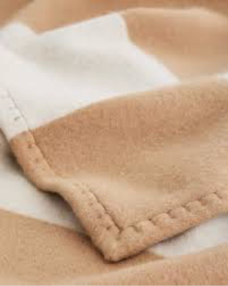 quince merino wool & cashmere luxury throw camel 50x60” 