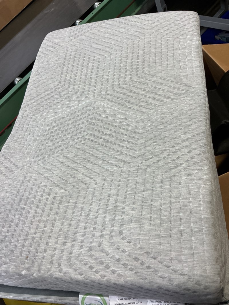 Condition photo showing Good Condition for egohome folding mattress 4 inch tri folding memory foam mattress, portable trifold mattress topper with breathable & washable cover, foldable floor mattress guest bed for camping, travel, full full folding