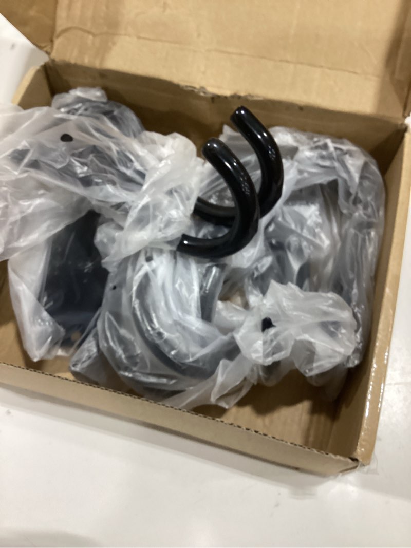 Condition photo showing Good Condition for slatwall hooks, heavy-duty slatwall accessories, black slat wall j hooks, 8 pack small j hook, 8 pack