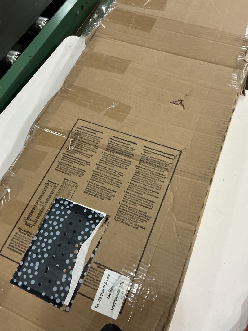 Condition photo showing Good Condition for builders choice evb14031bu shutters, blue