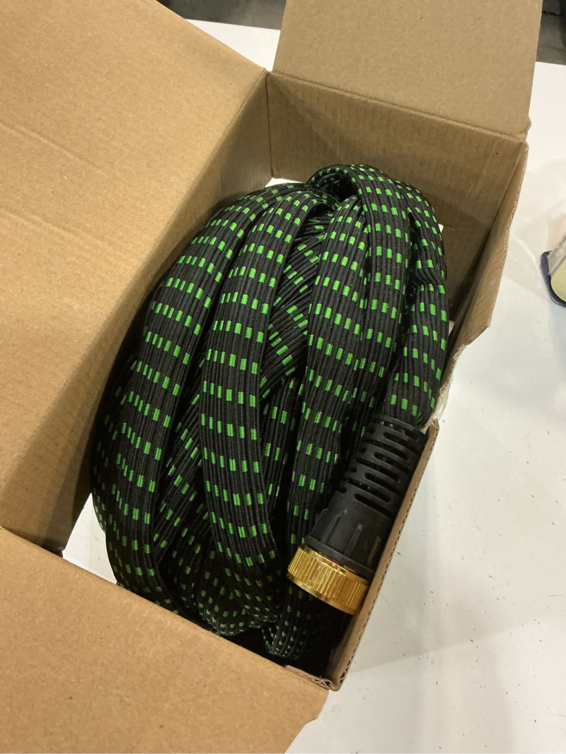 Condition photo showing As Is for flex-able hose flex-able xtreme hose 100ft - kink free, expandable, heavy duty, green